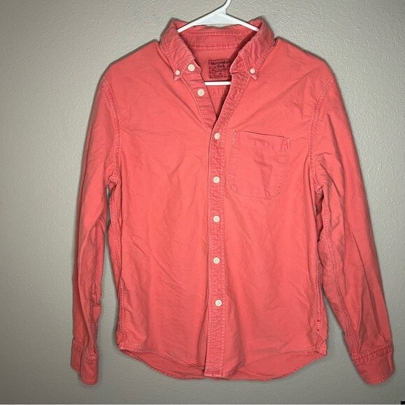 Abercrombie & Fitch button down top with pocket men’s size medium - Picture 1 of 3